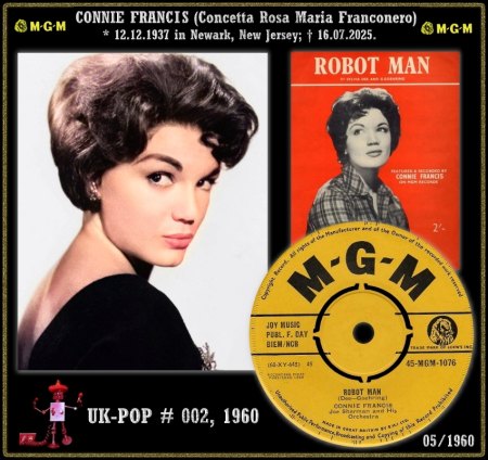 CONNIE FRANCIS - HOT 100 - 1960