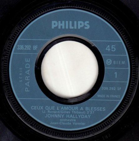 JOHNNY HALLYDAY - französische und deutsche VÖ