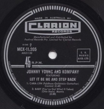 JOHNNY YOUNG  (NL dann Australien)