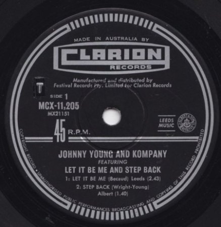 JOHNNY YOUNG  (NL dann Australien)