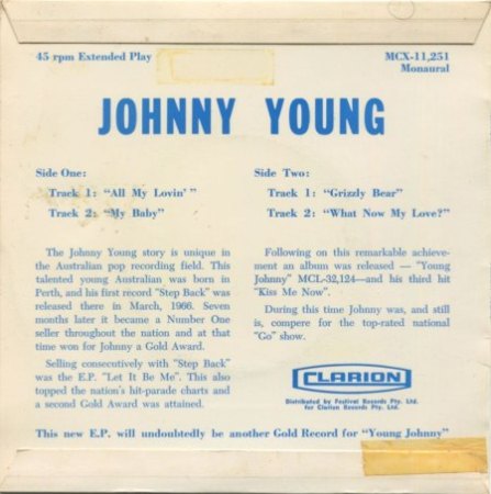 JOHNNY YOUNG  (NL dann Australien)