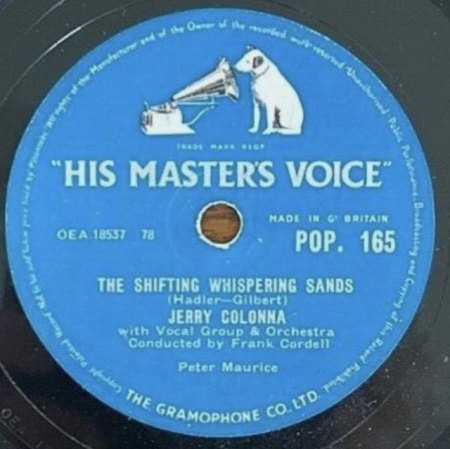 The SHIFTING WHISPERING SANDS