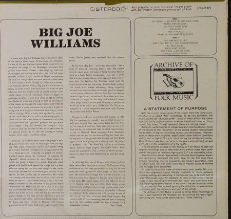 BIG JOE WILLIAMS
