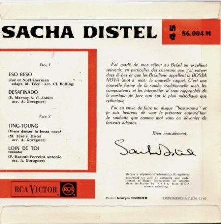 SACHA DISTEL