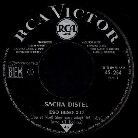 SACHA DISTEL
