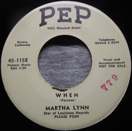 MARTHA LYNN