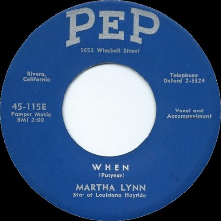 MARTHA LYNN