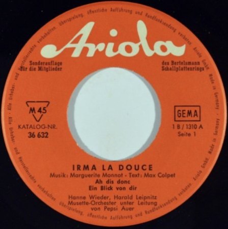 Singende Schauspieler ab 1963