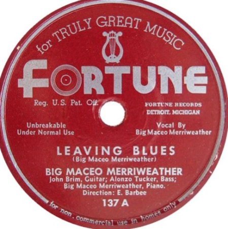 MAJOR "BIG MACEO"  MERRIWEATHER