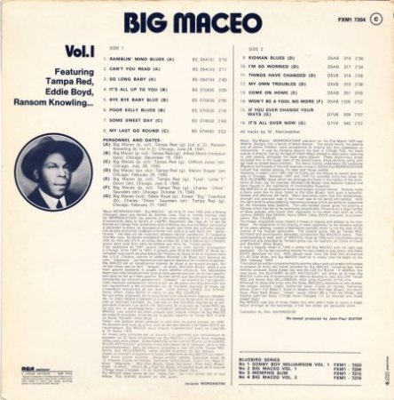 MAJOR "BIG MACEO"  MERRIWEATHER
