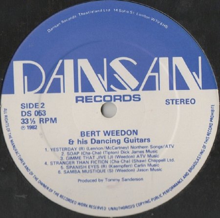 BERT WEEDON