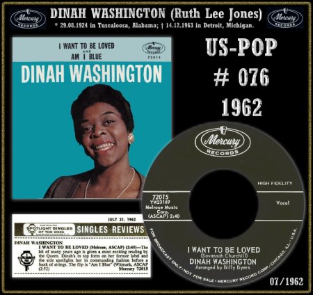 DINAH WASHINGTON