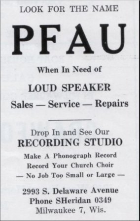 PFAU RECORDS