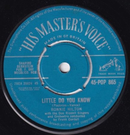 LITTLE DO YOU KNOW