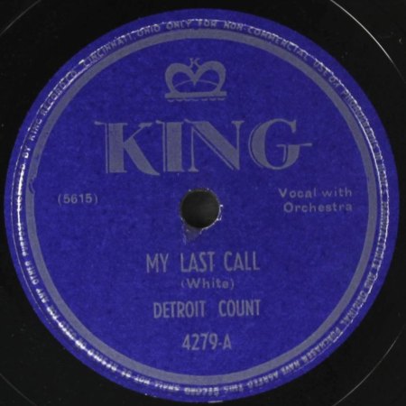 DETROIT COUNT (Bob White)