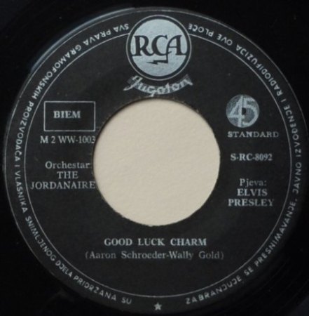 GOOD LUCK CHARM von Elvis - deutsch von John Ulrik