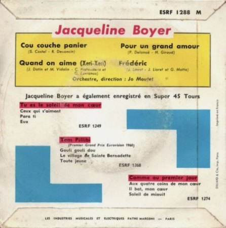 JACQUELINE BOYER