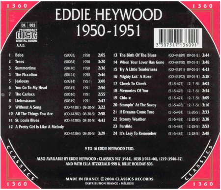 EDDIE HEYWOOD