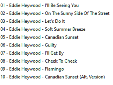 EDDIE HEYWOOD