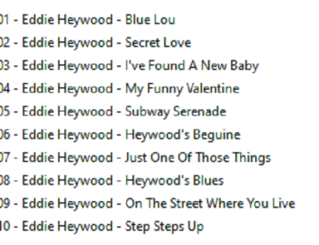 EDDIE HEYWOOD