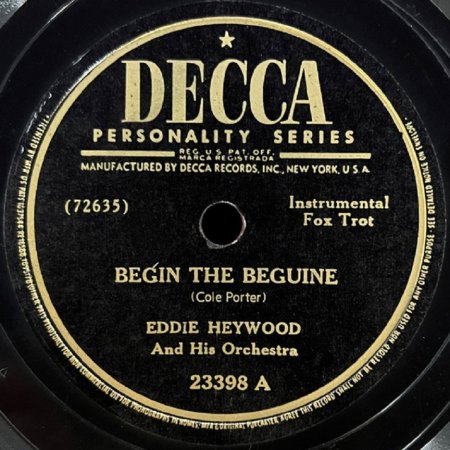 EDDIE HEYWOOD