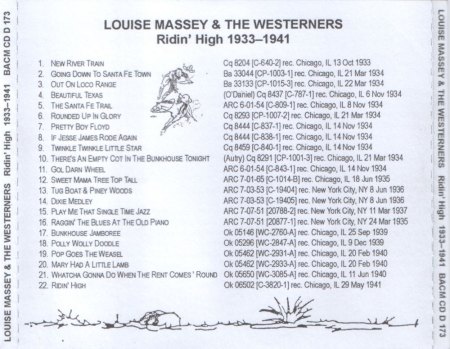LOUISE MASSEY