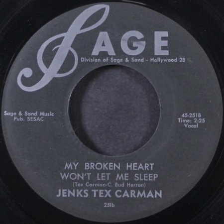 JENKS TEX CARMAN
