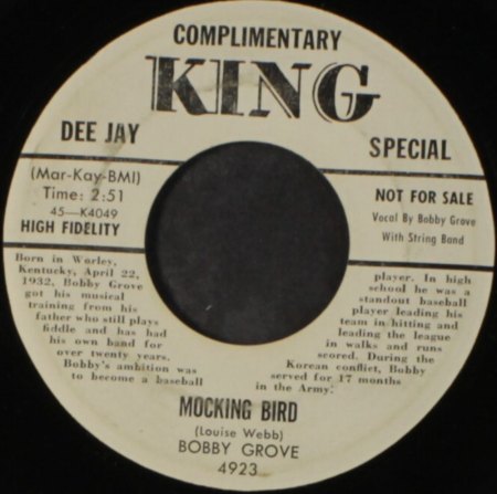 BOBBY GROVE