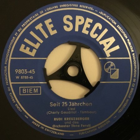 RUDI KREUZBERGER (Edelweiß-Trio, Arizonas, Trio Marino)