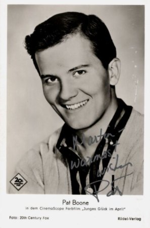 Pat Boone Autogramm