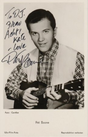Pat Boone Autogramm