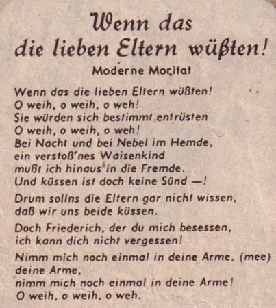 HEIMWEH NACH DIR - 1952
