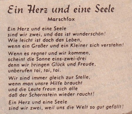 HEIMWEH NACH DIR - 1952