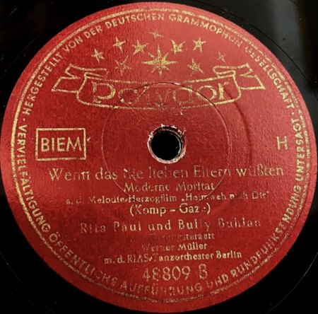 HEIMWEH NACH DIR - 1952