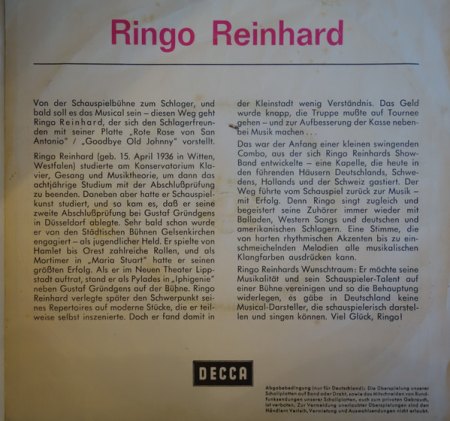 CHRIS (RINGO) REINHARD