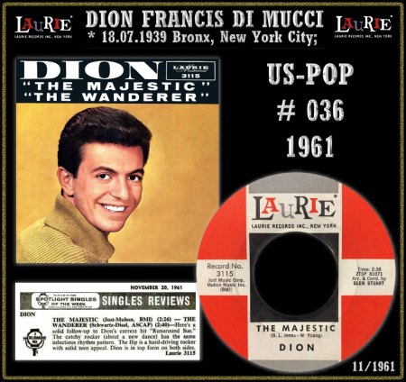 DION - HOT 100 - 1961