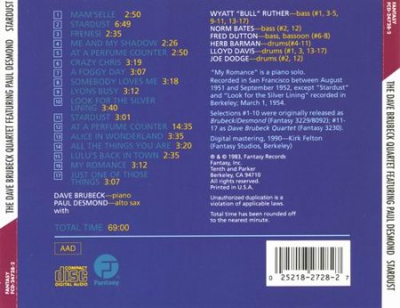 DAVE BRUBECK QUARTET