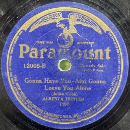 ALBERTA HUNTER 60 Jahre Musikgeschichte