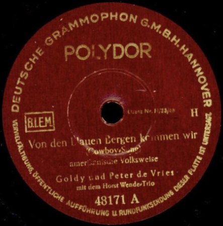 GOLDY UND PETER DE VRIES (NL)