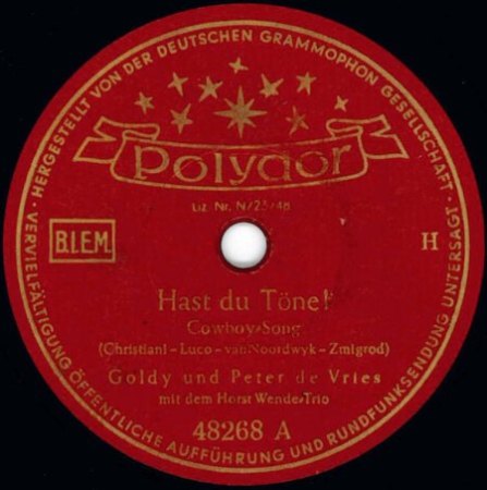 GOLDY UND PETER DE VRIES (NL)