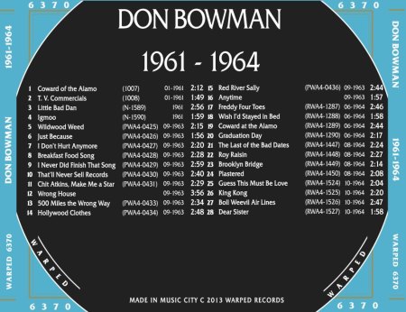 DON BOWMAN