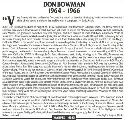 DON BOWMAN