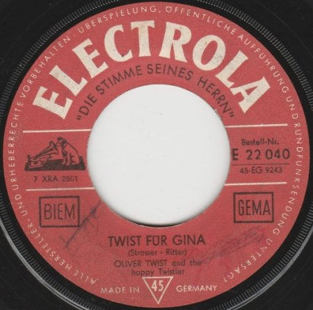 OLIVER TWIST AND THE HAPPYTWISTLER - Steiler Zahn