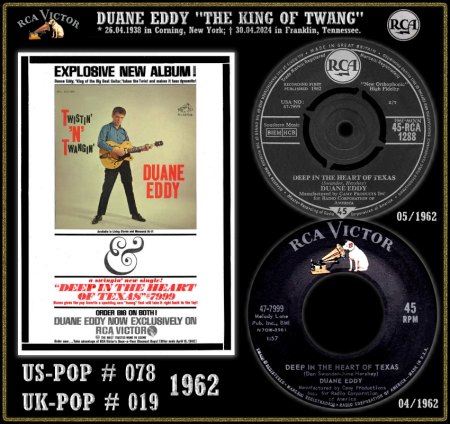 DUANE EDDY - HOT 100 VON 1962
