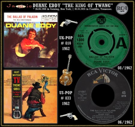 DUANE EDDY - HOT 100 VON 1962