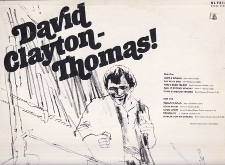 DAVID CLAYTON-THOMAS  (1941 - 2026)