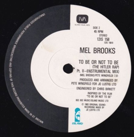 MEL BROOKS hat inzwischen auch die 100 geknackt !
