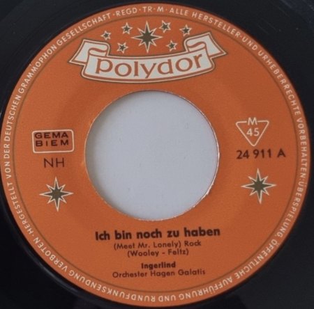 INGERLIND - Ich bin noch zu haben - Polydor 24 911