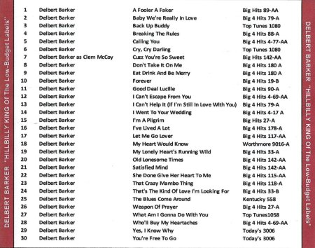 DELBERT BARKER