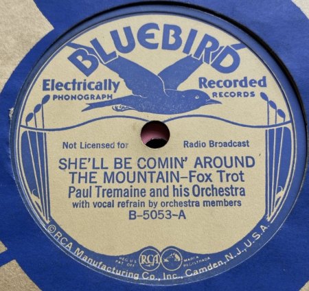 She’ll Be Coming ’Round the Mountain